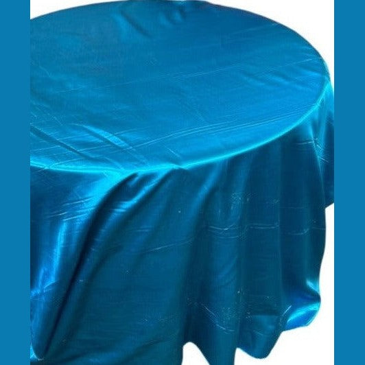 Bridal Satin Round Polyester Tablecloth - 120 Inch Linen - New Star Fabrics