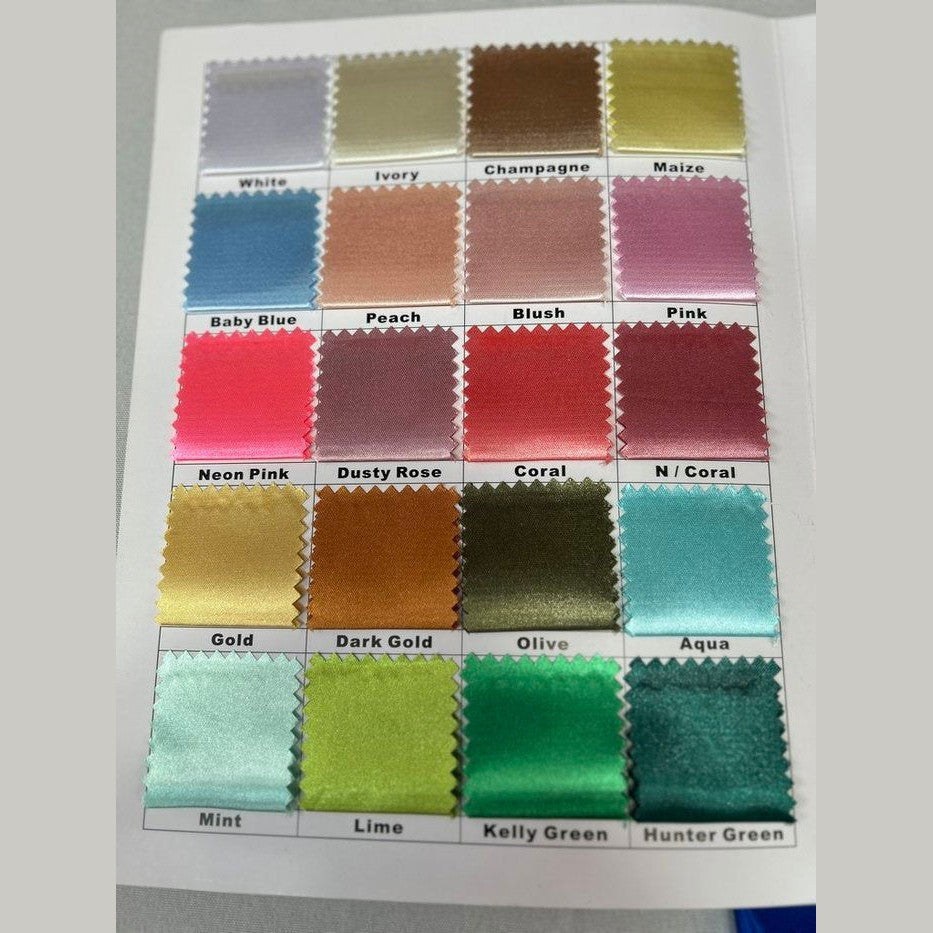 Bridal Satin Round Polyester Tablecloth - 120 Inch Linen - New Star Fabrics