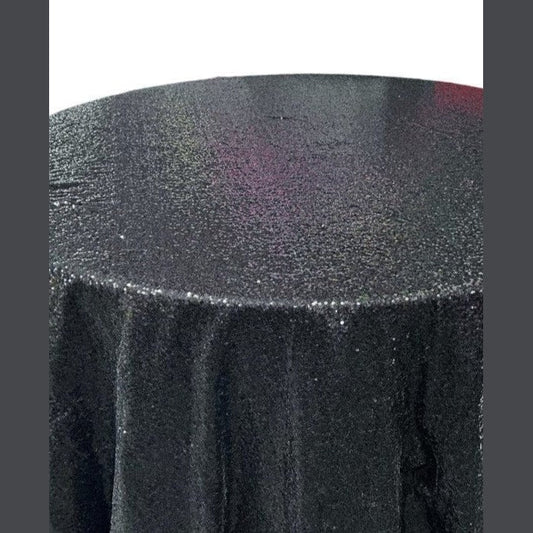 Glitz Sequin Tablecloth 108'' Round - New Star Fabrics