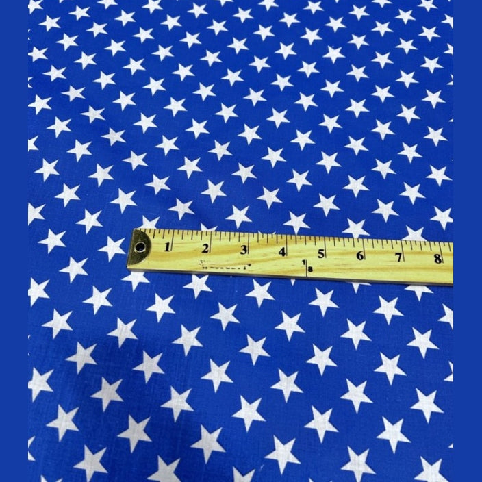 Star Print Poly Cotton Fabric 60 Inches Wide Fabric by the yard - New Star Fabrics