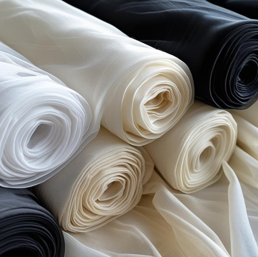 Polyester 120” Voile Sheer Fabric – 120 Yard Continuous Roll – Bulk Wholesale – Free Shipping