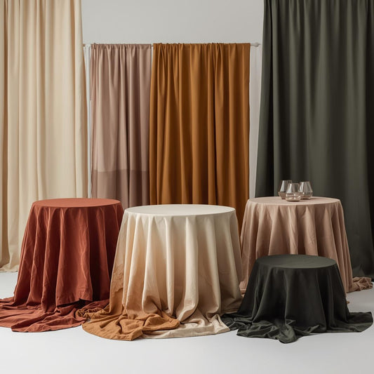 Bulk Tablecloth Fabric for Event Rentals, Venues & Commercial Use