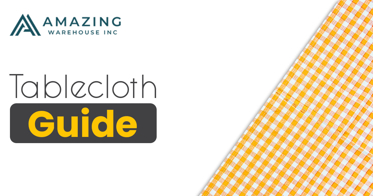 Tablecloth Sizes Guide for Events, Venues & Professional Use – Amazing ...