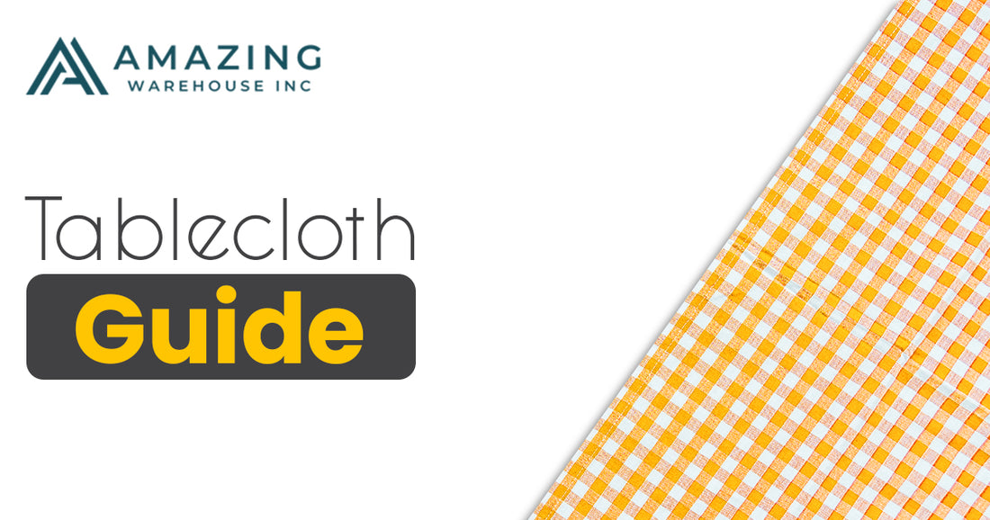 Tablecloth Size Guide | Amazing Warehouse Inc.