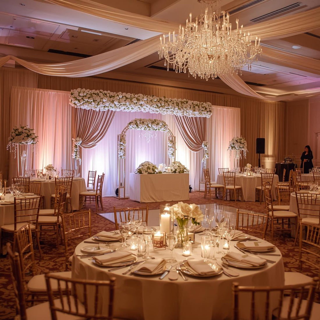 How Many Yards of Fabric Do You Need for a Wedding Backdrop?