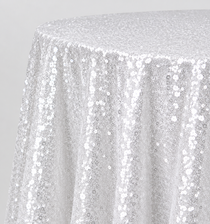 Glitz Sequin Round Tablecloth – 120” Round – Multiple Colors