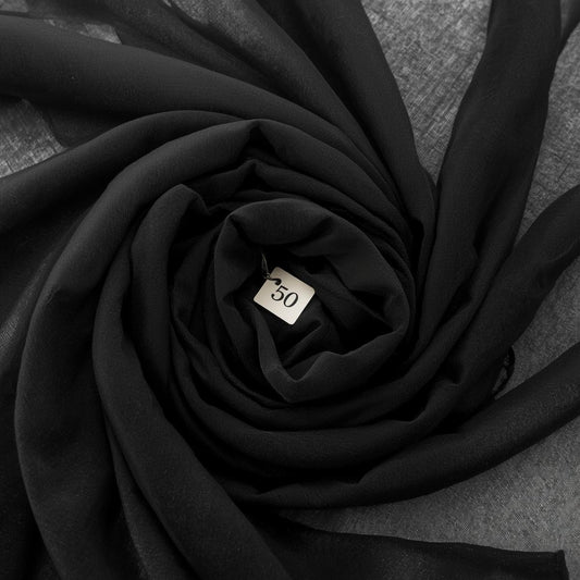 50 Yard Continuous Pieces-120” Wide Black Voile Polyester  for Backdrops | Free Shipping – Free Shipping