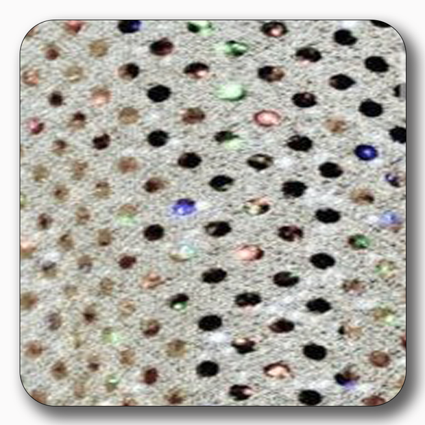 Small Dot Confetti Sequin Fabric - 45" Wide - Sold by the Yard