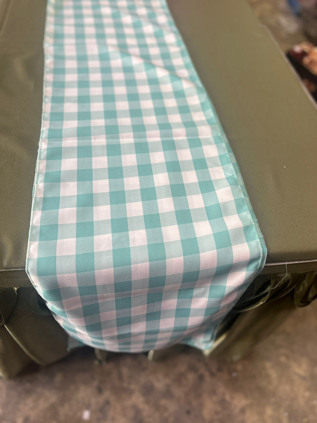 Buffalo Plaid Checkered Table Runner - 14"x108"