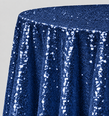 Glitz Sequin Round Tablecloth – 120” Round – Multiple Colors