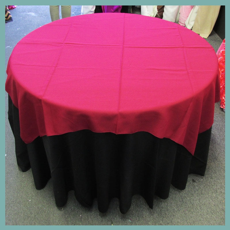 Table Overlay Poly Poplin / Polyester / Gabardine 58 X 58 Inches - New Star Fabrics