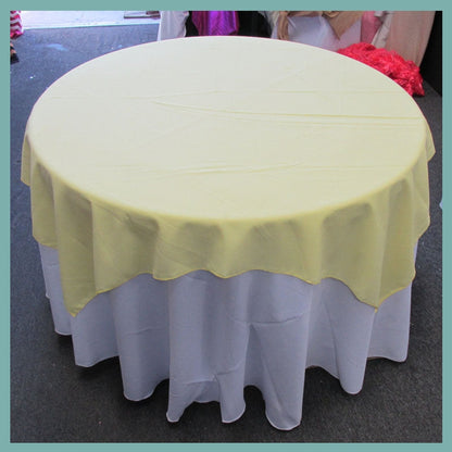 Table Overlay Poly Poplin / Polyester / Gabardine 58 X 58 Inches - New Star Fabrics