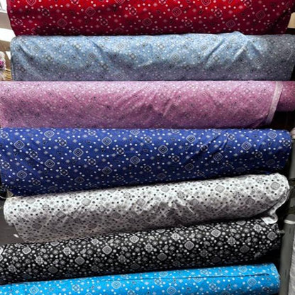 Bandana Print Poly Cotton Fabric 58 inches wide - New Star Fabrics