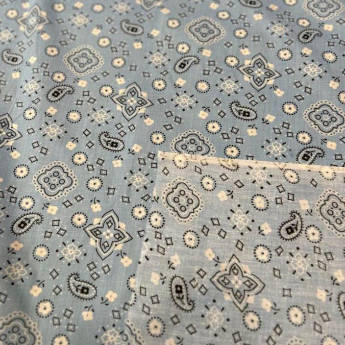 Bandana Print Poly Cotton Fabric 58 inches wide - New Star Fabrics