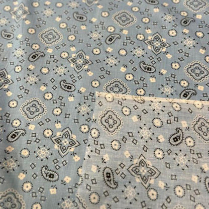 Bandana Print Poly Cotton Fabric 58 inches wide - New Star Fabrics