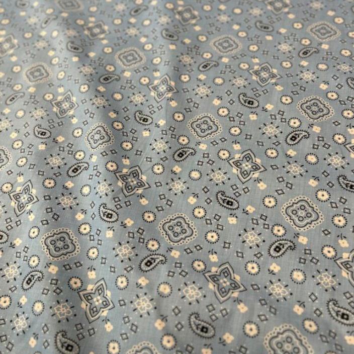 Bandana Print Poly Cotton Fabric 58 inches wide - New Star Fabrics