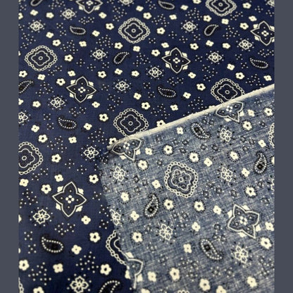 Bandana Print Poly Cotton Fabric 58 inches wide - New Star Fabrics