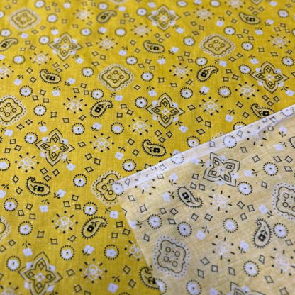Bandana Print Poly Cotton Fabric 58 inches wide - New Star Fabrics