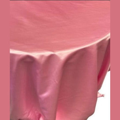 Bridal Satin Round Polyester Tablecloth - 120 Inch Linen - New Star Fabrics