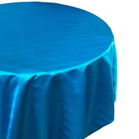 Bridal Satin Round Polyester Tablecloth - 120 Inch Linen - New Star Fabrics