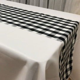 Buffalo Plaid Checkered Table Runner  15 inches  by 108 inches - New Star Fabrics