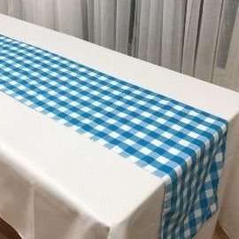 Buffalo Plaid Checkered Table Runner  15 inches  by 108 inches - New Star Fabrics