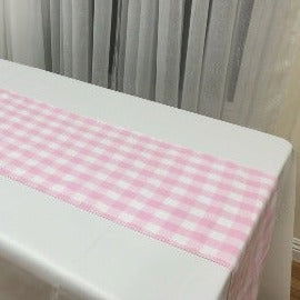 Buffalo Plaid Checkered Table Runner  15 inches  by 108 inches - New Star Fabrics
