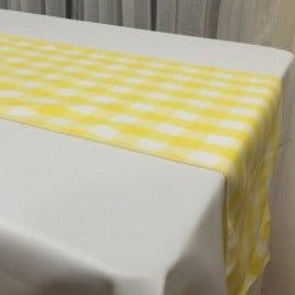 Buffalo Plaid Checkered Table Runner  15 inches  by 108 inches - New Star Fabrics