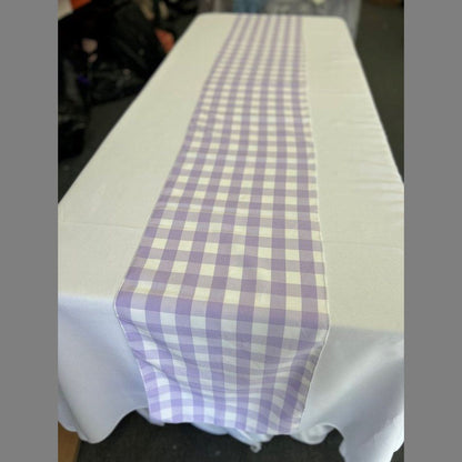 Buffalo Plaid Checkered Table Runner  15 inches  by 108 inches - New Star Fabrics