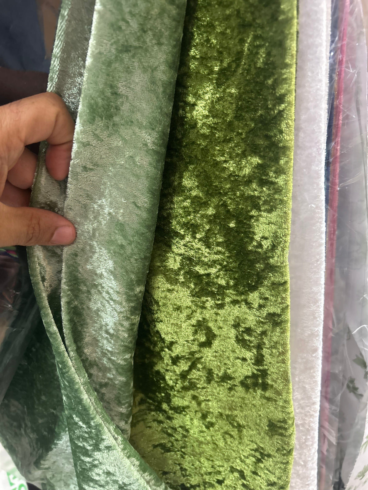 58″ Wide Stretch Panne Velvet Fabric by the Yard – Shiny Velour Fabric