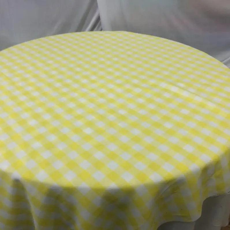 Buffalo Plaid Checkered Table Overlay - 60"x60"