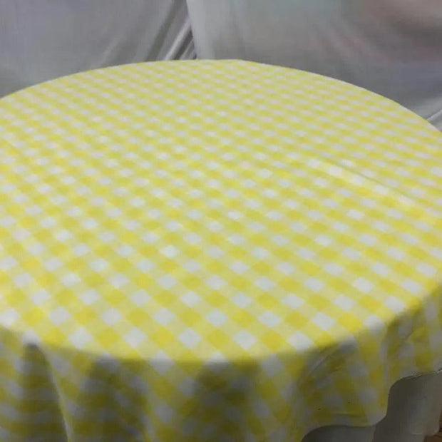 Buffalo Plaid Checkered Table Overlay - 60"x60"