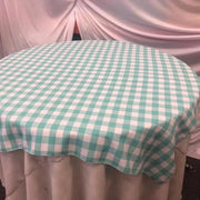 Buffalo Plaid Checkered Table Overlay - 60"x60"