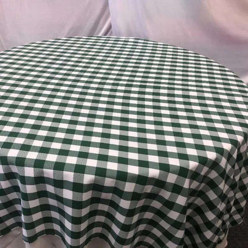 Buffalo Plaid Checkered Table Overlay - 60"x60"
