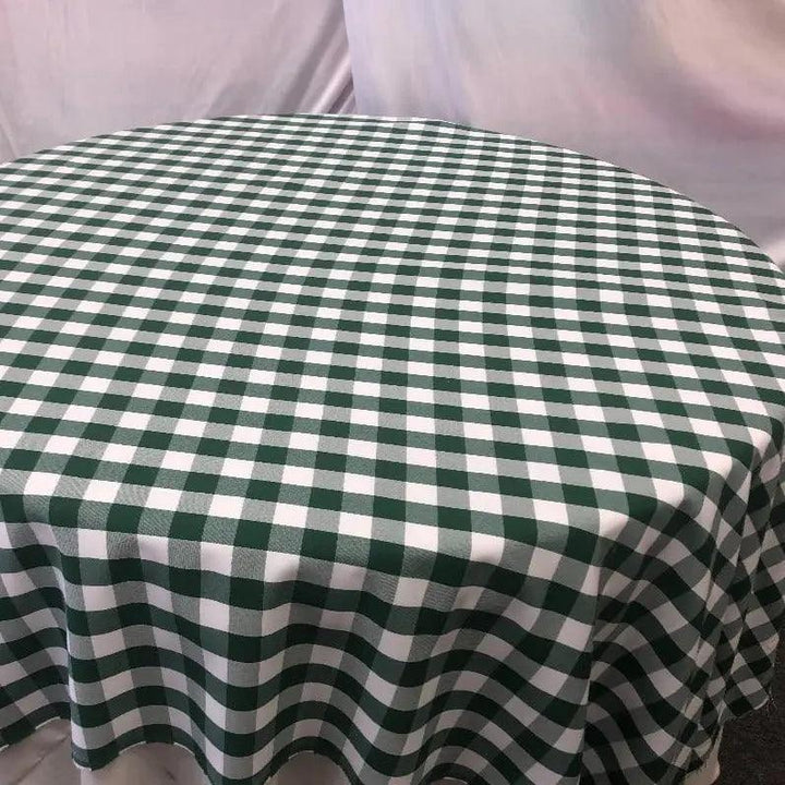 Buffalo Plaid Checkered Table Overlay - 60"x60"