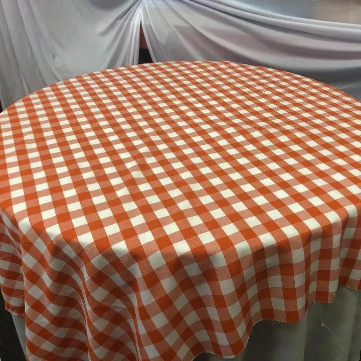 Buffalo Plaid Checkered Table Overlay - 60"x60"