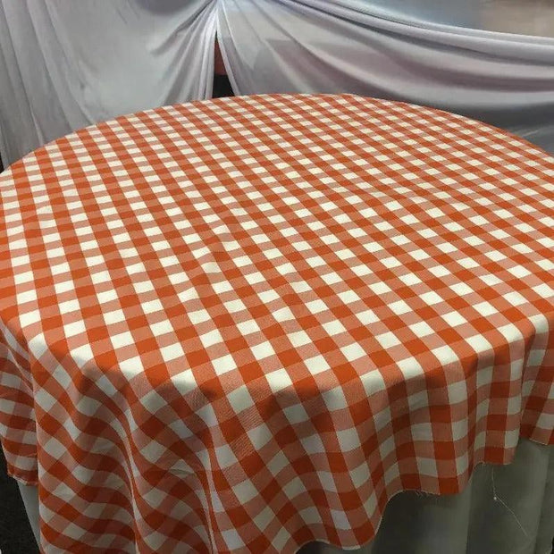 Buffalo Plaid Checkered Table Overlay - 60"x60"