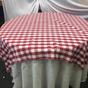 Buffalo Plaid Checkered Table Overlay - 60"x60"