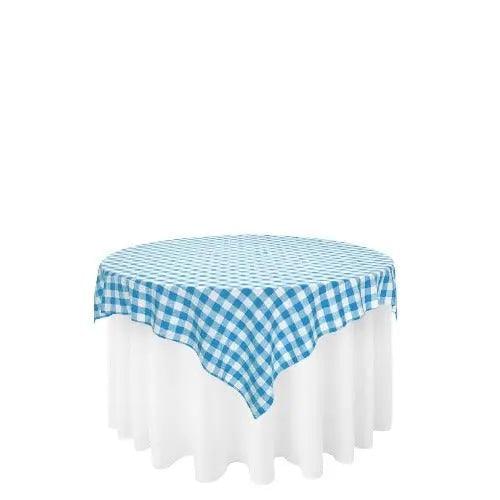 Buffalo Plaid Checkered Table Overlay - 60"x60"