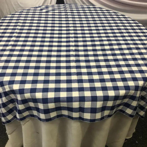 Buffalo Plaid Checkered Table Overlay - 60"x60"