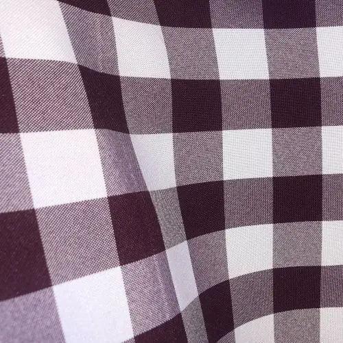 5 Yards Buffalo Print Checkered Poly Poplin -wholesale