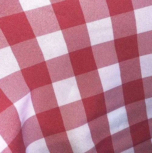 5 Yards Buffalo Print Checkered Poly Poplin -wholesale