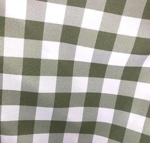 5 Yards Buffalo Print Checkered Poly Poplin -wholesale