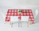 Gingham Checkered Plastic Tablecover - 54''x108