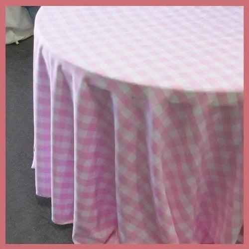 Buffalo Plaid Checkered Tablecloth - 120'' Round
