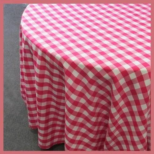 Buffalo Plaid Checkered Tablecloth - 120'' Round