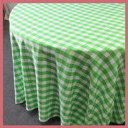 Buffalo Plaid Checkered Tablecloth - 90'' Round
