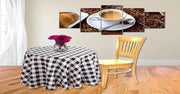 Buffalo Plaid Checkered Tablecloth - 90'' Round