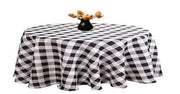 Buffalo Plaid Checkered Tablecloth - 108'' Round