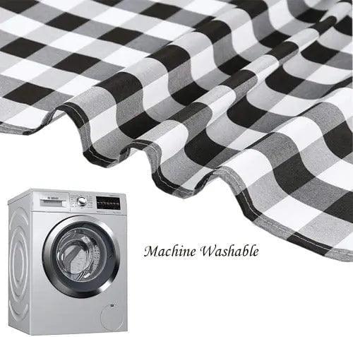 Buffalo Plaid Checkered Tablecloth - 120'' Round